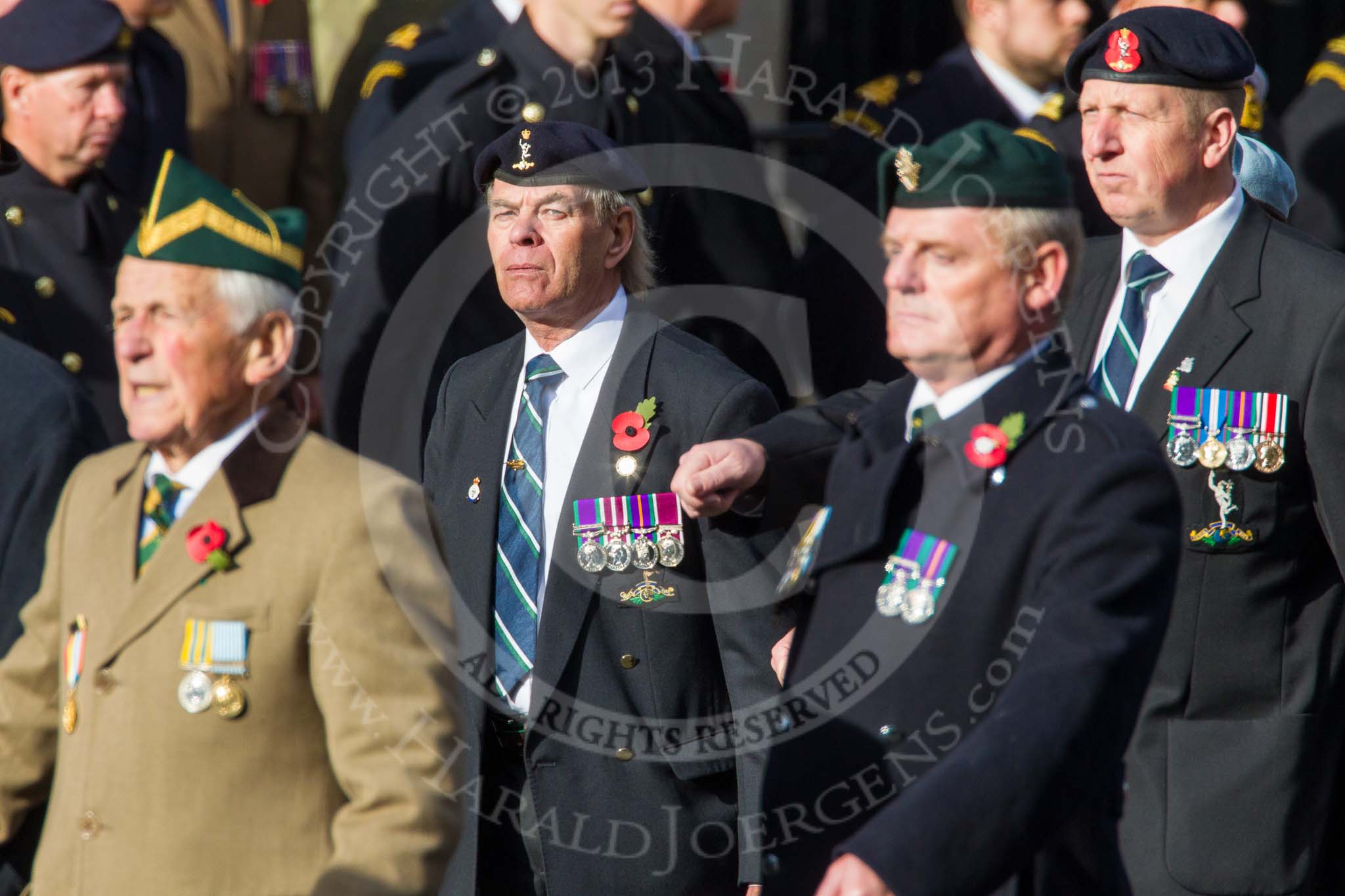 Remembrance Sunday at the Cenotaph in London 2014: Group D13 - Northern Ireland Veterans' Association.
Press stand opposite the Foreign Office building, Whitehall, London SW1,
London,
Greater London,
United Kingdom,
on 09 November 2014 at 11:45, image #364