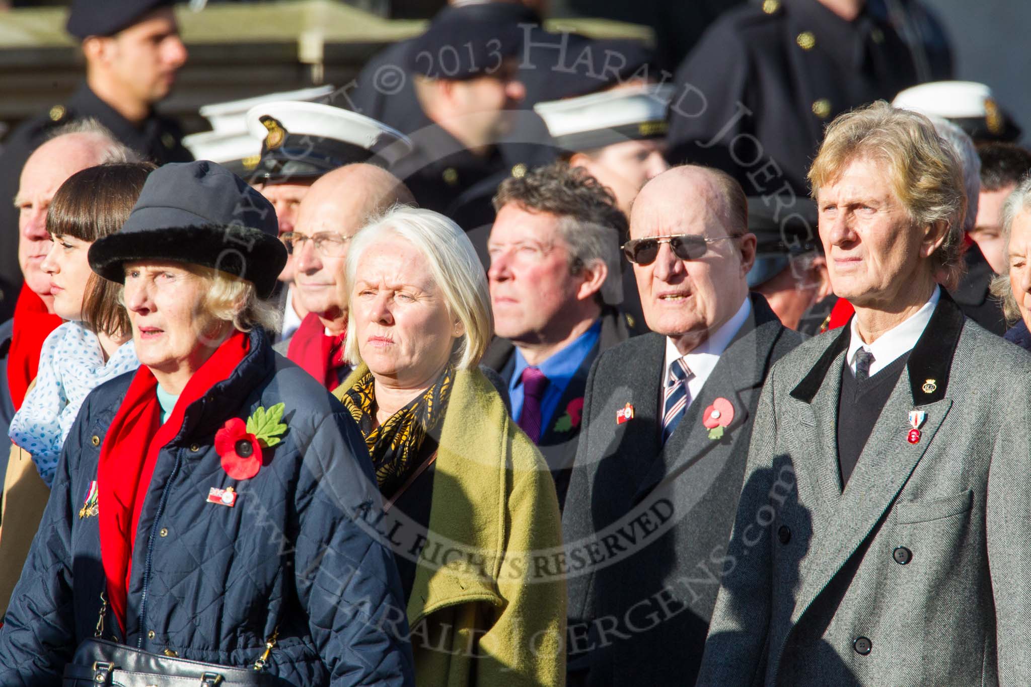 Remembrance Sunday at the Cenotaph in London 2014: Group E3 - Merchant Navy Association.
Press stand opposite the Foreign Office building, Whitehall, London SW1,
London,
Greater London,
United Kingdom,
on 09 November 2014 at 11:50, image #599