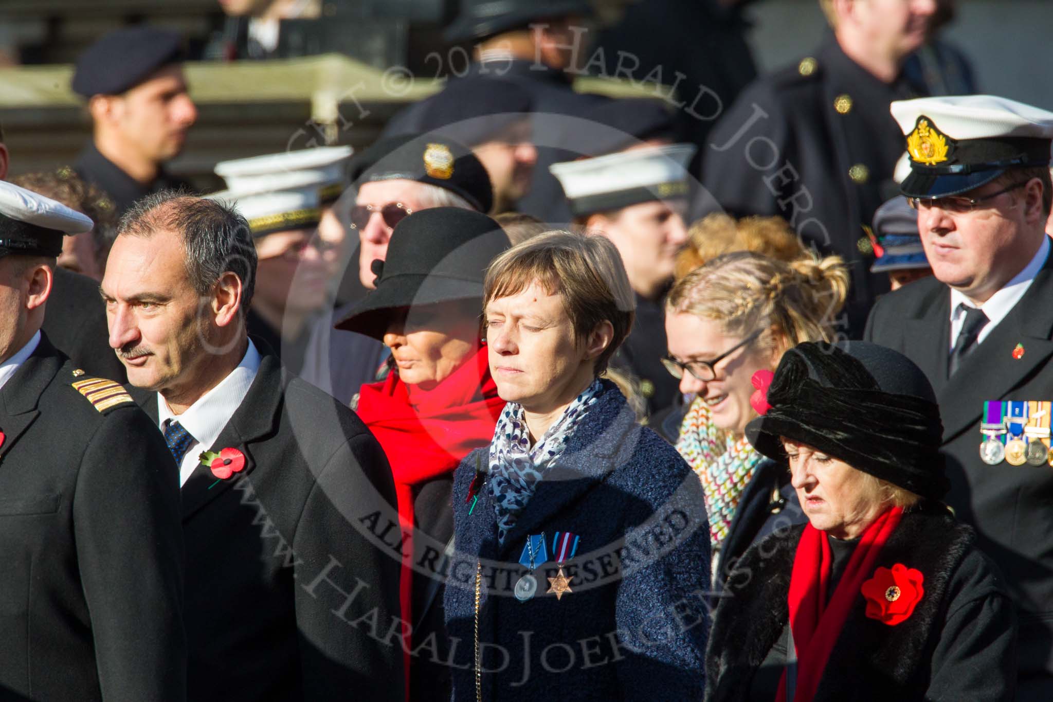 Remembrance Sunday at the Cenotaph in London 2014: Group E3 - Merchant Navy Association.
Press stand opposite the Foreign Office building, Whitehall, London SW1,
London,
Greater London,
United Kingdom,
on 09 November 2014 at 11:50, image #604