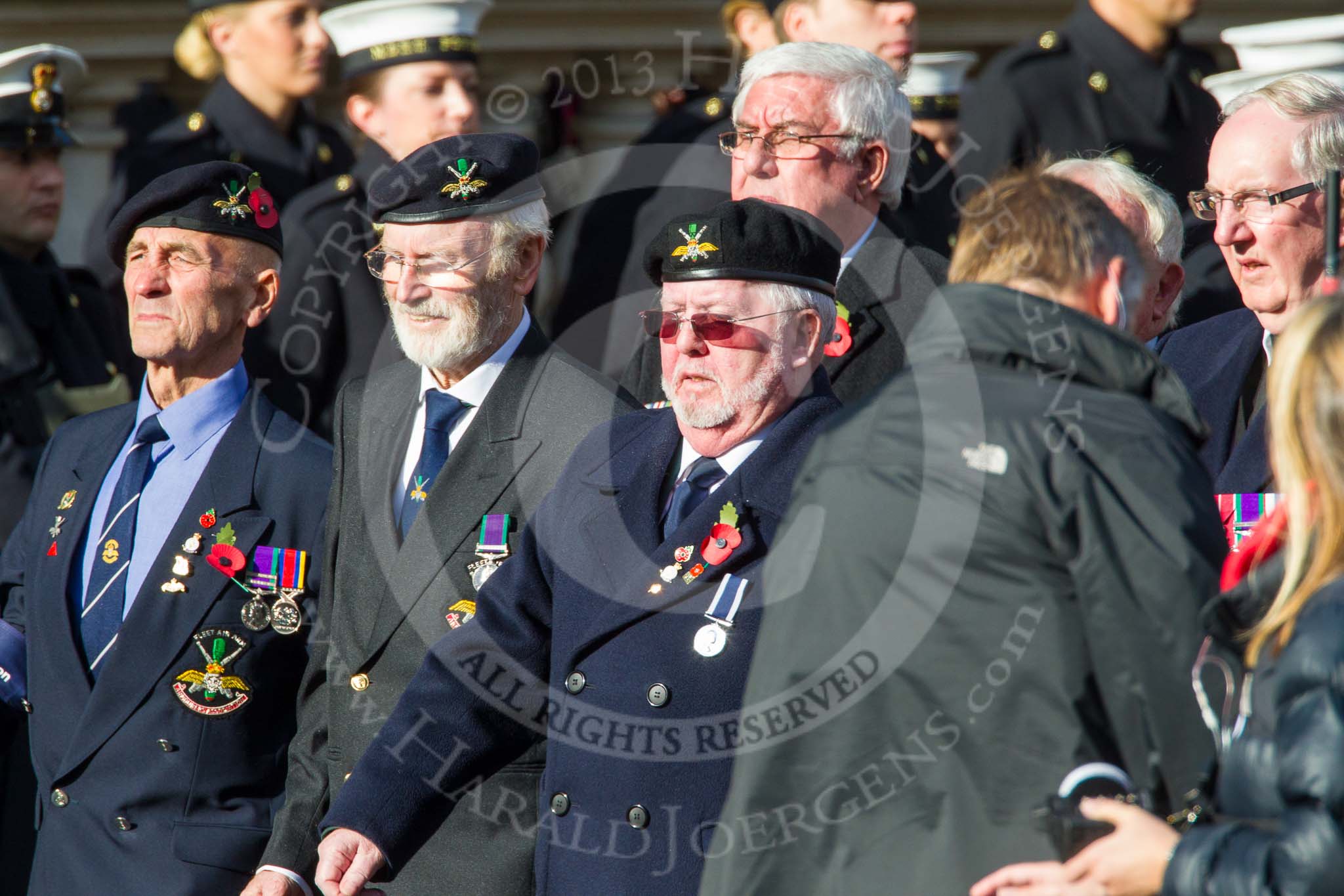 Remembrance Sunday at the Cenotaph in London 2014: Group E3 - Merchant Navy Association.
Press stand opposite the Foreign Office building, Whitehall, London SW1,
London,
Greater London,
United Kingdom,
on 09 November 2014 at 11:50, image #615