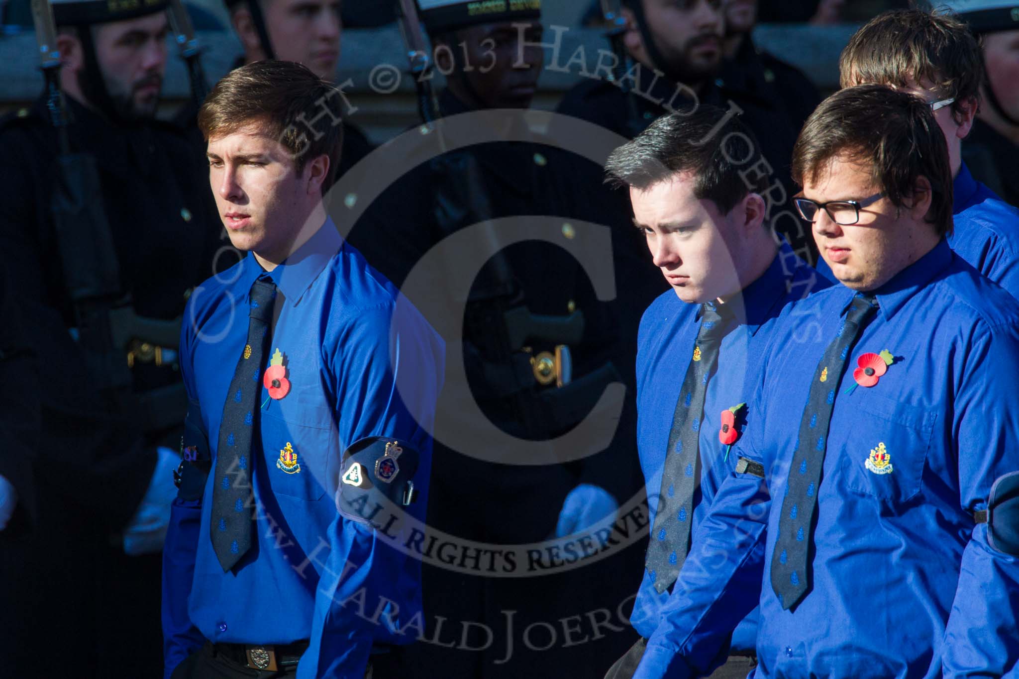 Remembrance Sunday at the Cenotaph in London 2014: Group M51 - Boys Brigade.
Press stand opposite the Foreign Office building, Whitehall, London SW1,
London,
Greater London,
United Kingdom,
on 09 November 2014 at 12:21, image #2323