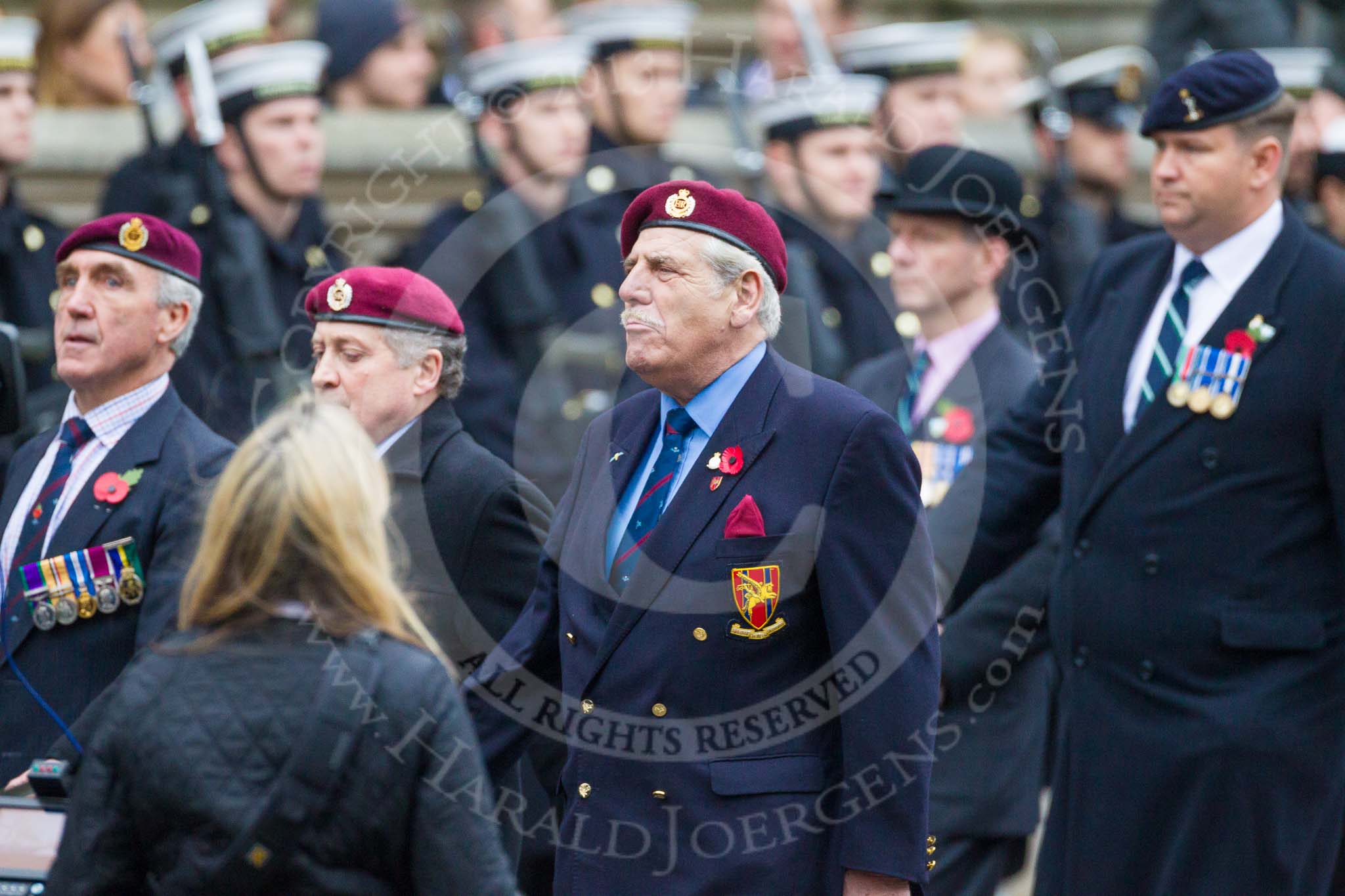 Remembrance Sunday at the Cenotaph 2015: Group B7, Airborne Engineers Association.
Cenotaph, Whitehall, London SW1,
London,
Greater London,
United Kingdom,
on 08 November 2015 at 11:37, image #59