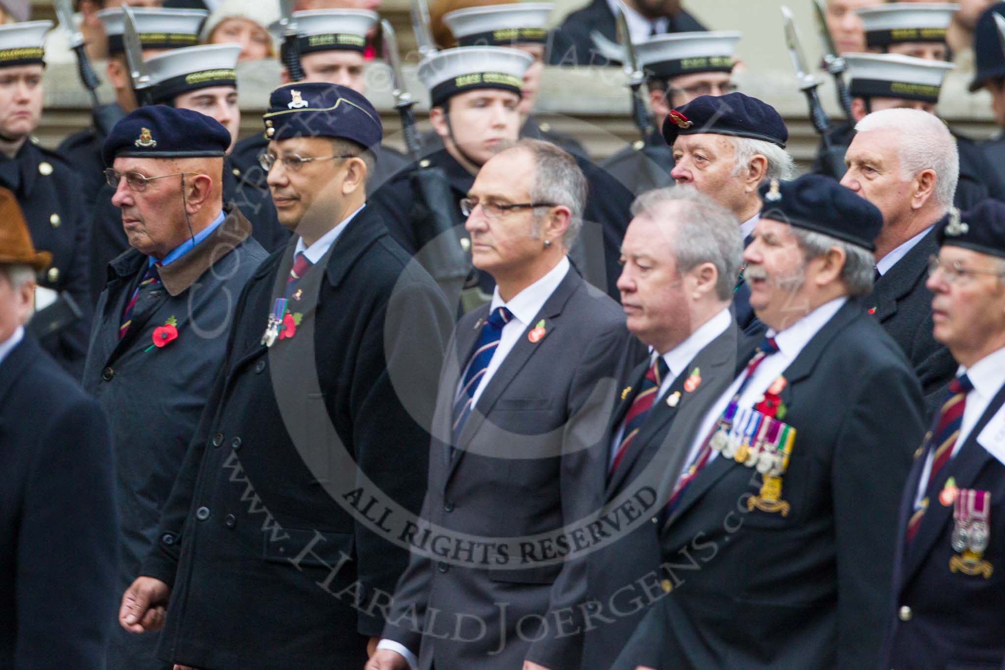 Remembrance Sunday at the Cenotaph 2015: Group B18, Royal Army Pay Corps Regimental Association.
Cenotaph, Whitehall, London SW1,
London,
Greater London,
United Kingdom,
on 08 November 2015 at 11:40, image #142