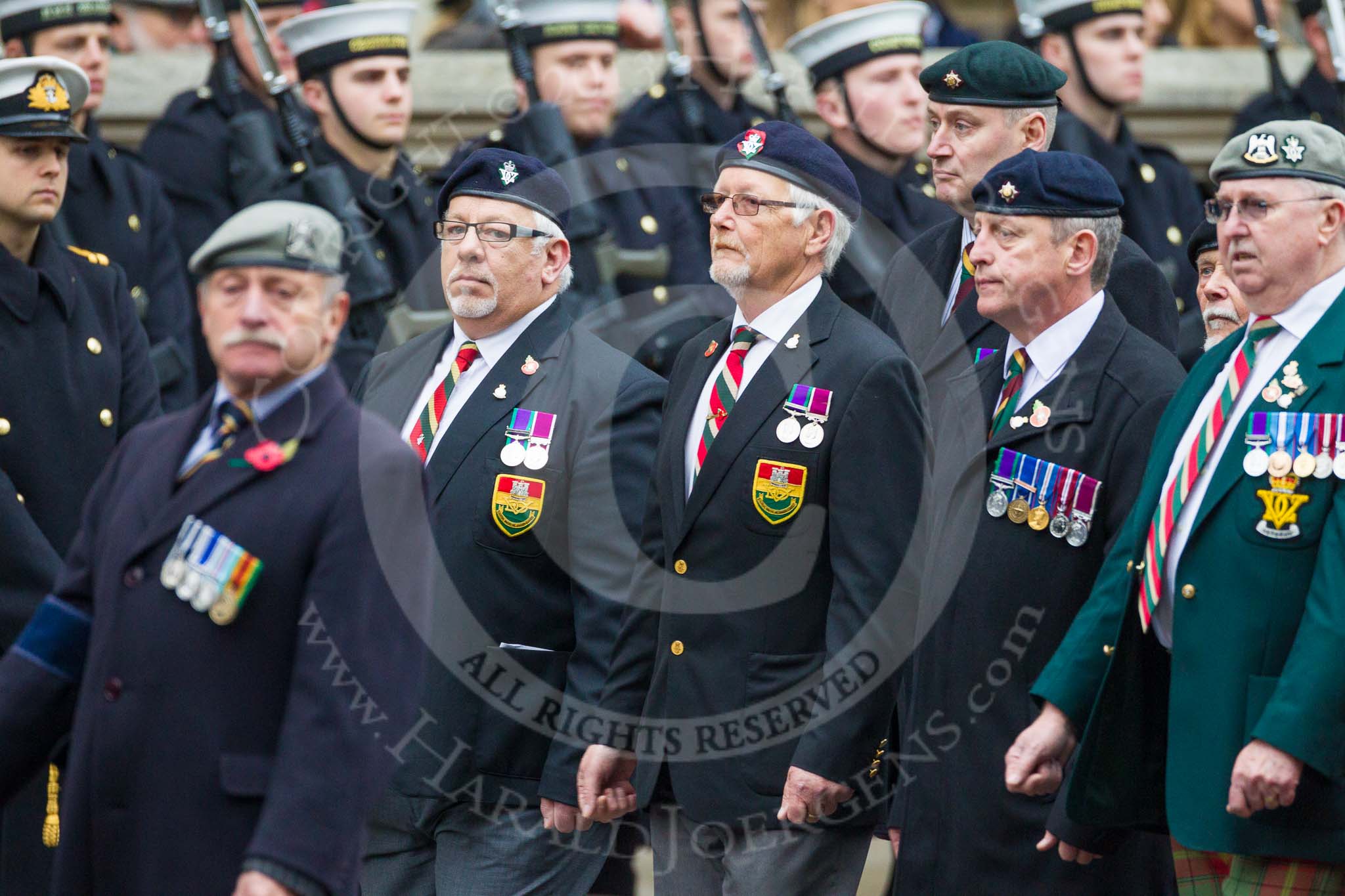 Remembrance Sunday at the Cenotaph 2015: Group B23, Royal Scots Dragoon Guards.
Cenotaph, Whitehall, London SW1,
London,
Greater London,
United Kingdom,
on 08 November 2015 at 11:40, image #175