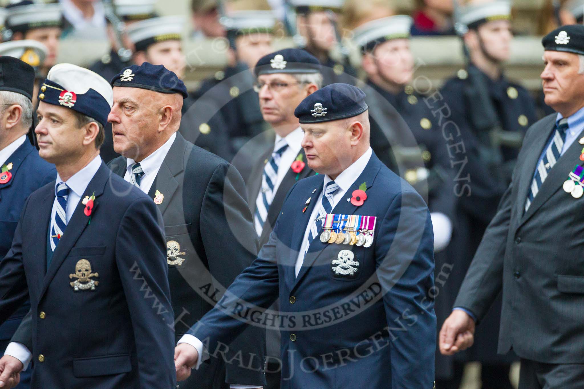 Remembrance Sunday at the Cenotaph 2015: Group B28, The Royal Lancers (New for 2015).
Cenotaph, Whitehall, London SW1,
London,
Greater London,
United Kingdom,
on 08 November 2015 at 11:42, image #218