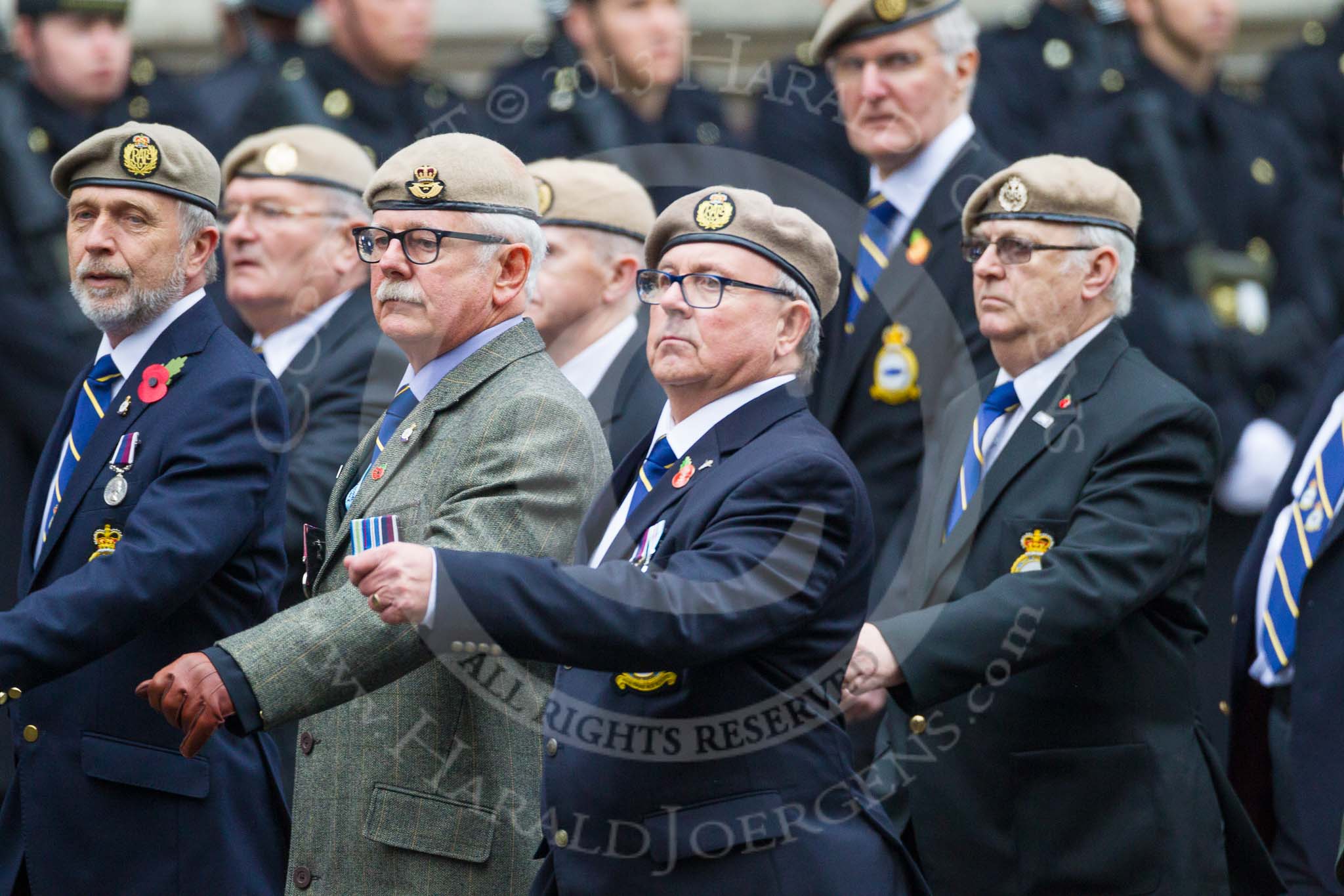 Remembrance Sunday at the Cenotaph 2015: Group C18, Royal Air Force Masirah & Salalah Veterans Association (New for 2015).
Cenotaph, Whitehall, London SW1,
London,
Greater London,
United Kingdom,
on 08 November 2015 at 11:49, image #528