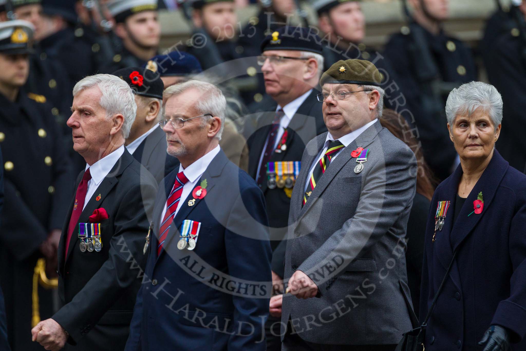Remembrance Sunday at the Cenotaph 2015: Group D2, Stoll.
Cenotaph, Whitehall, London SW1,
London,
Greater London,
United Kingdom,
on 08 November 2015 at 11:51, image #588