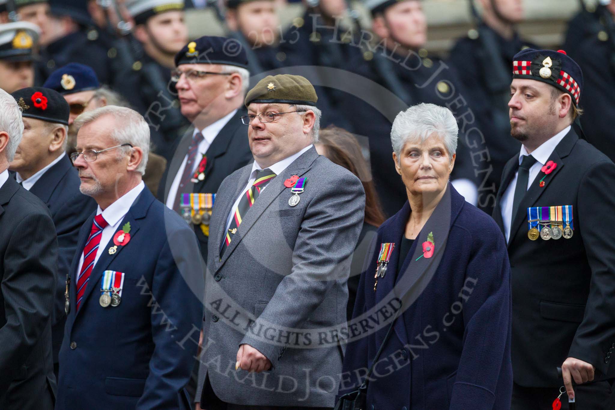 Remembrance Sunday at the Cenotaph 2015: Group D2, Stoll.
Cenotaph, Whitehall, London SW1,
London,
Greater London,
United Kingdom,
on 08 November 2015 at 11:51, image #589