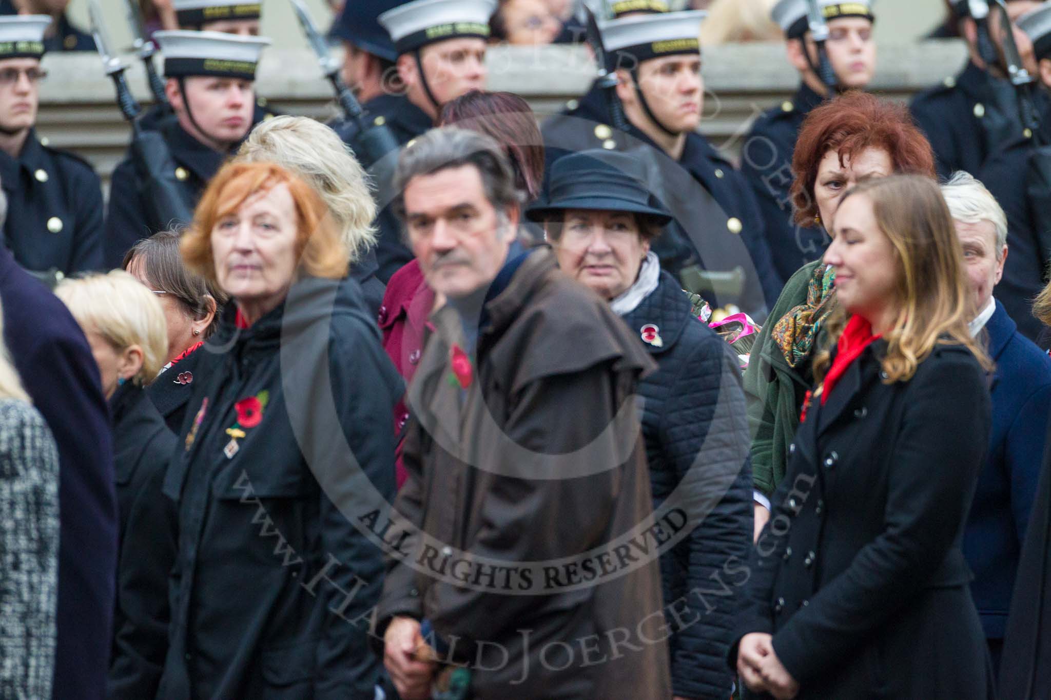 Remembrance Sunday at the Cenotaph 2015: Group D15, War Widows Association.
Cenotaph, Whitehall, London SW1,
London,
Greater London,
United Kingdom,
on 08 November 2015 at 11:54, image #661