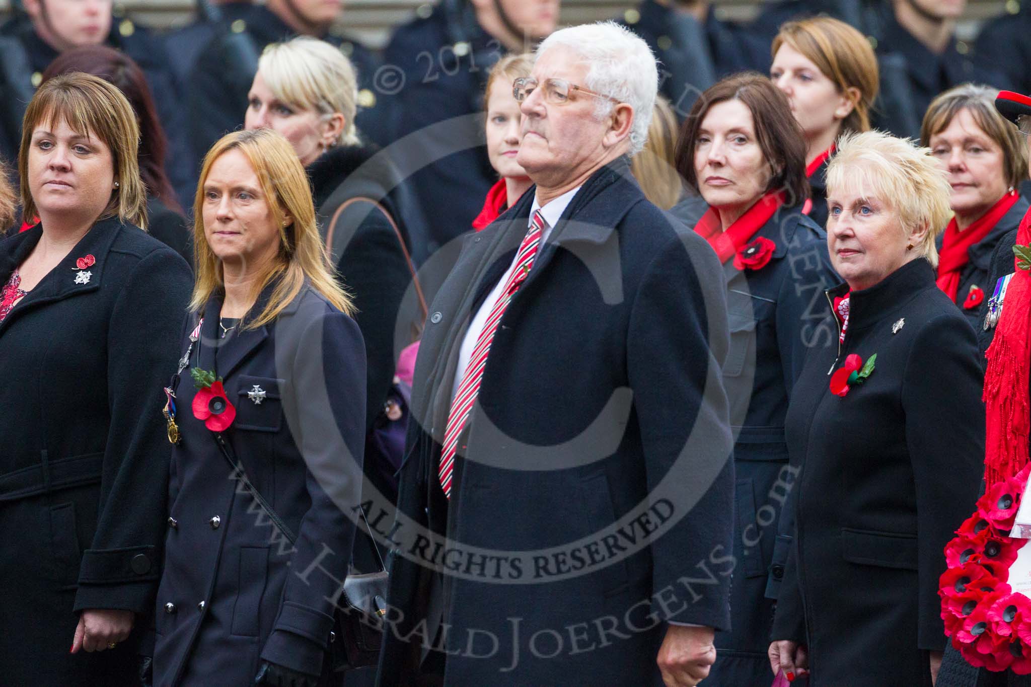 Remembrance Sunday at the Cenotaph 2015: Group D15, War Widows Association.
Cenotaph, Whitehall, London SW1,
London,
Greater London,
United Kingdom,
on 08 November 2015 at 11:54, image #666