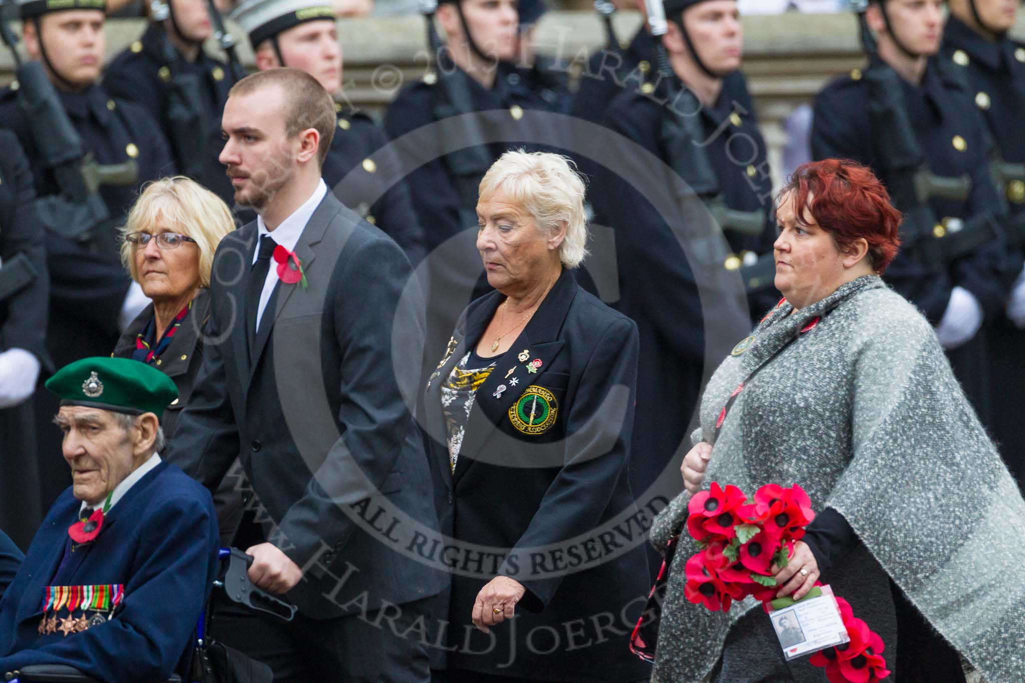 Remembrance Sunday at the Cenotaph 2015: Group E1, Royal Marines Association.
Cenotaph, Whitehall, London SW1,
London,
Greater London,
United Kingdom,
on 08 November 2015 at 11:58, image #800