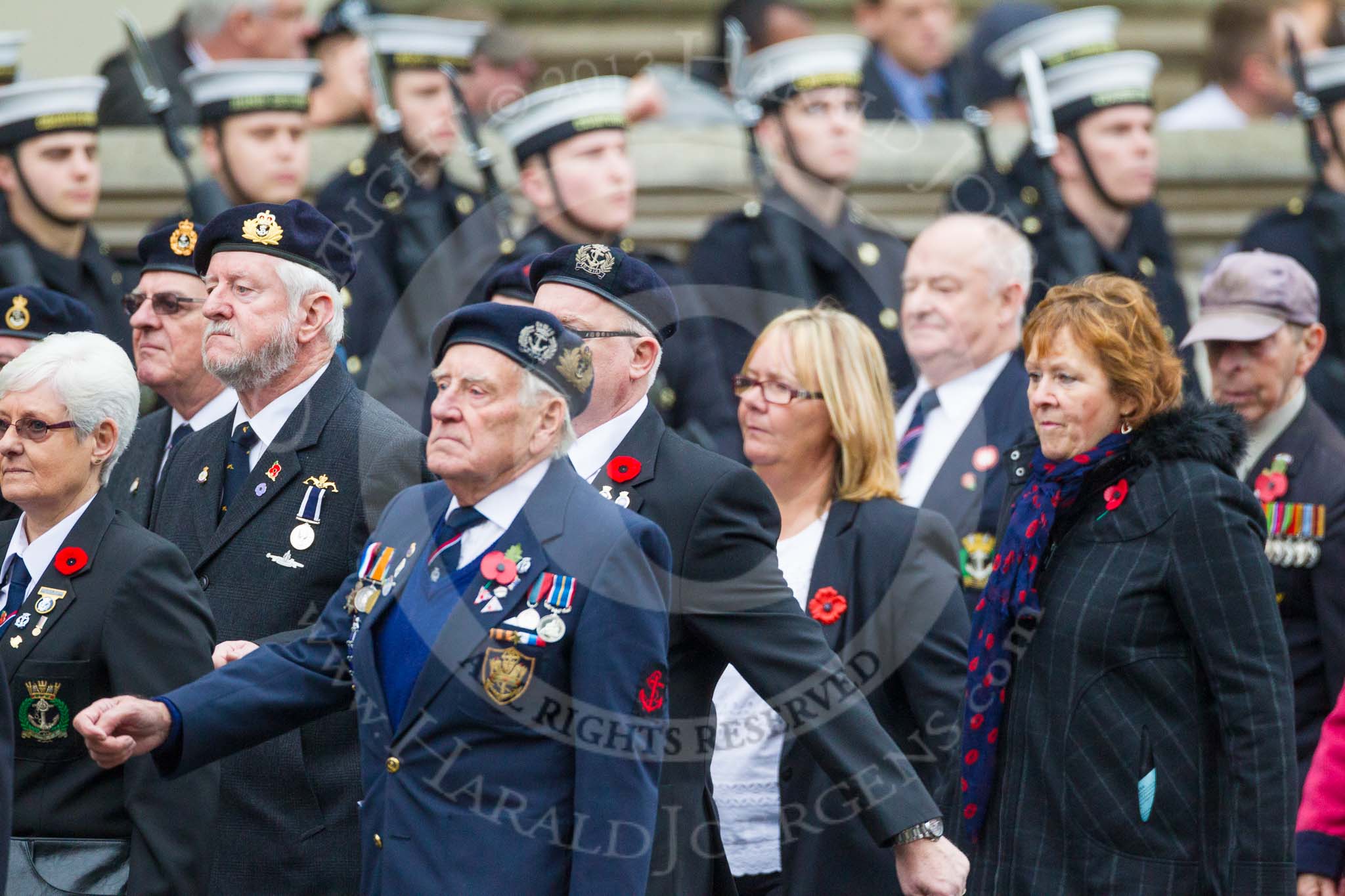 Remembrance Sunday at the Cenotaph 2015: Group E2, Royal Naval Association.
Cenotaph, Whitehall, London SW1,
London,
Greater London,
United Kingdom,
on 08 November 2015 at 11:58, image #812