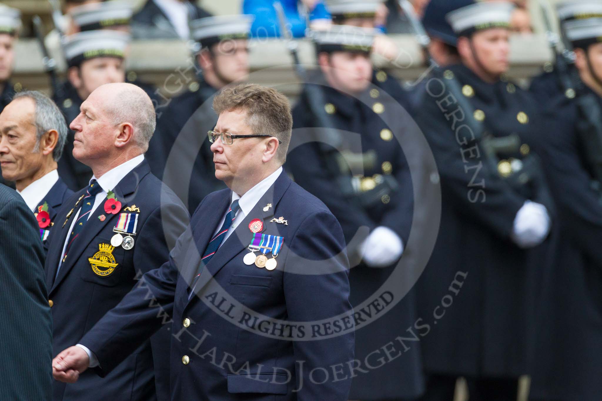 Remembrance Sunday at the Cenotaph 2015: Group E25, Submariners Association.
Cenotaph, Whitehall, London SW1,
London,
Greater London,
United Kingdom,
on 08 November 2015 at 12:02, image #931