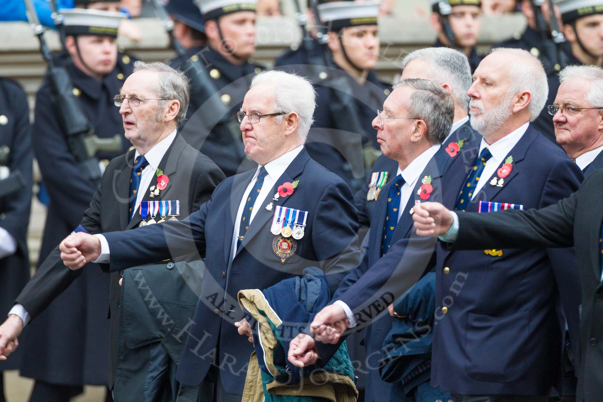 Remembrance Sunday at the Cenotaph 2015: Group E26, Association of Royal Yachtsmen.
Cenotaph, Whitehall, London SW1,
London,
Greater London,
United Kingdom,
on 08 November 2015 at 12:02, image #932