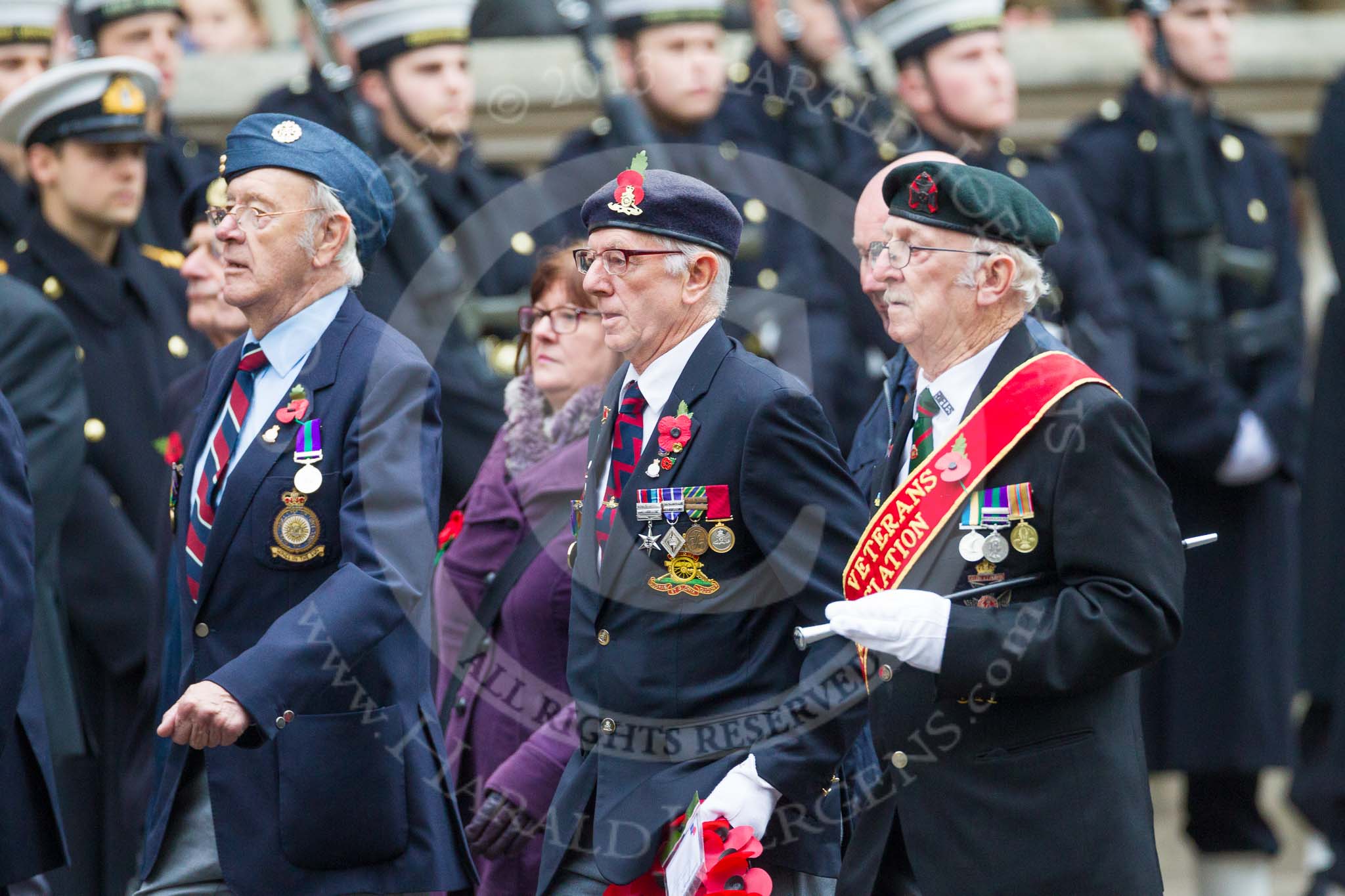 Remembrance Sunday at the Cenotaph 2015: Group F19, Suez Veterans Association.
Cenotaph, Whitehall, London SW1,
London,
Greater London,
United Kingdom,
on 08 November 2015 at 12:06, image #1102