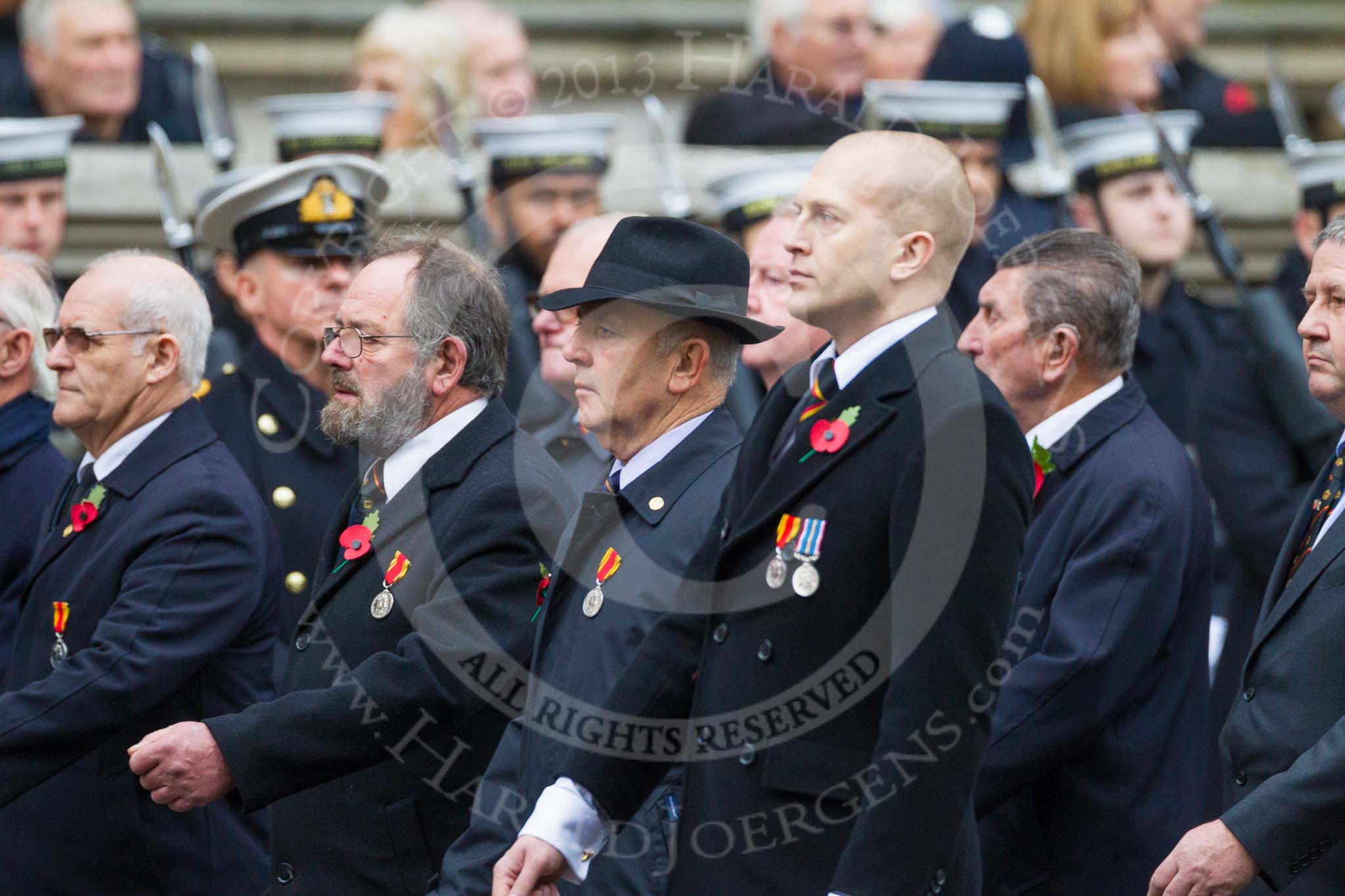 Remembrance Sunday at the Cenotaph 2015: Group M18, The Firefighters Memorial Trust.
Cenotaph, Whitehall, London SW1,
London,
Greater London,
United Kingdom,
on 08 November 2015 at 12:16, image #1520