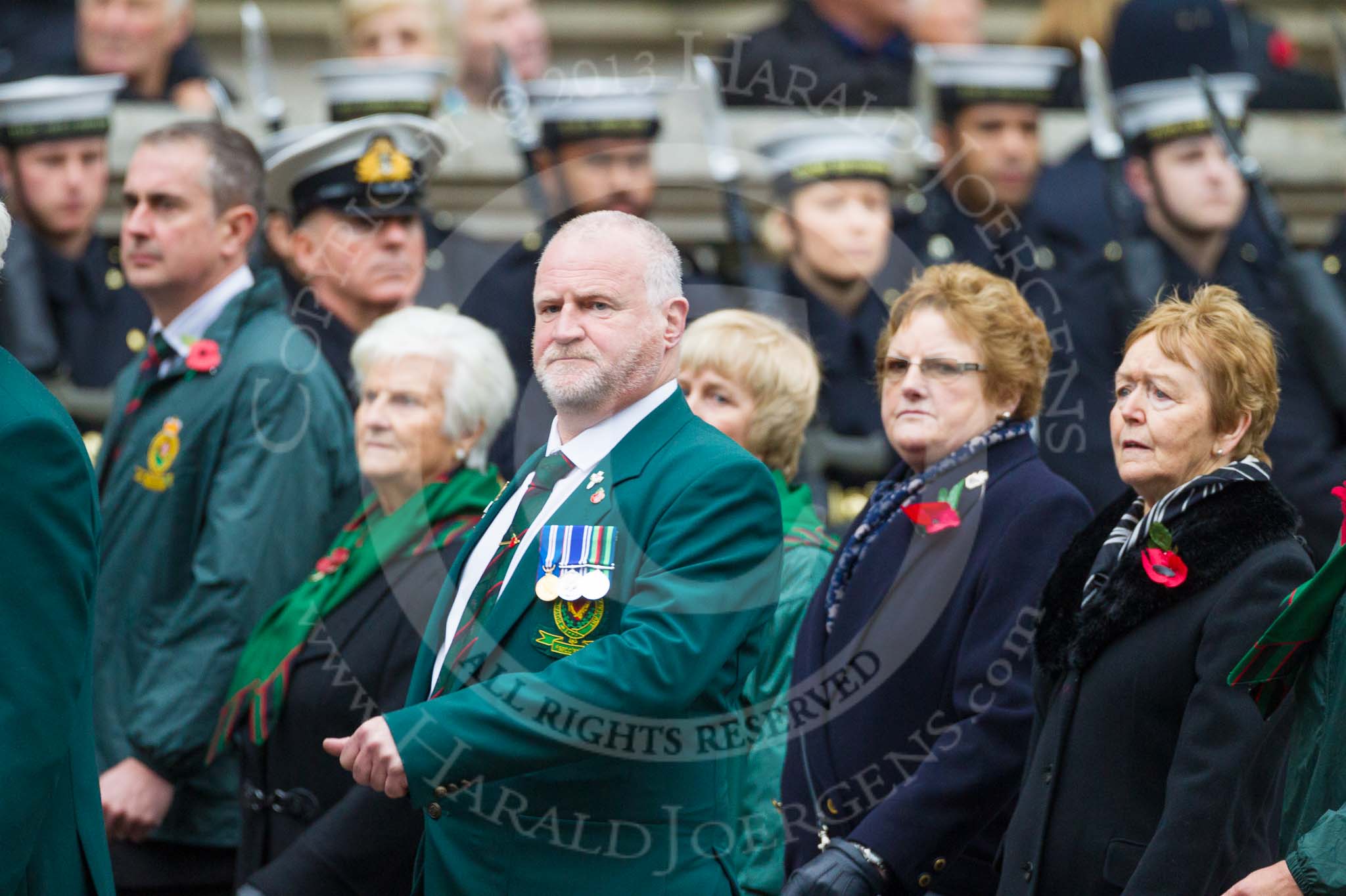 Remembrance Sunday at the Cenotaph 2015: Group M19, Royal Ulster Constabulary (GC) Association.
Cenotaph, Whitehall, London SW1,
London,
Greater London,
United Kingdom,
on 08 November 2015 at 12:16, image #1533