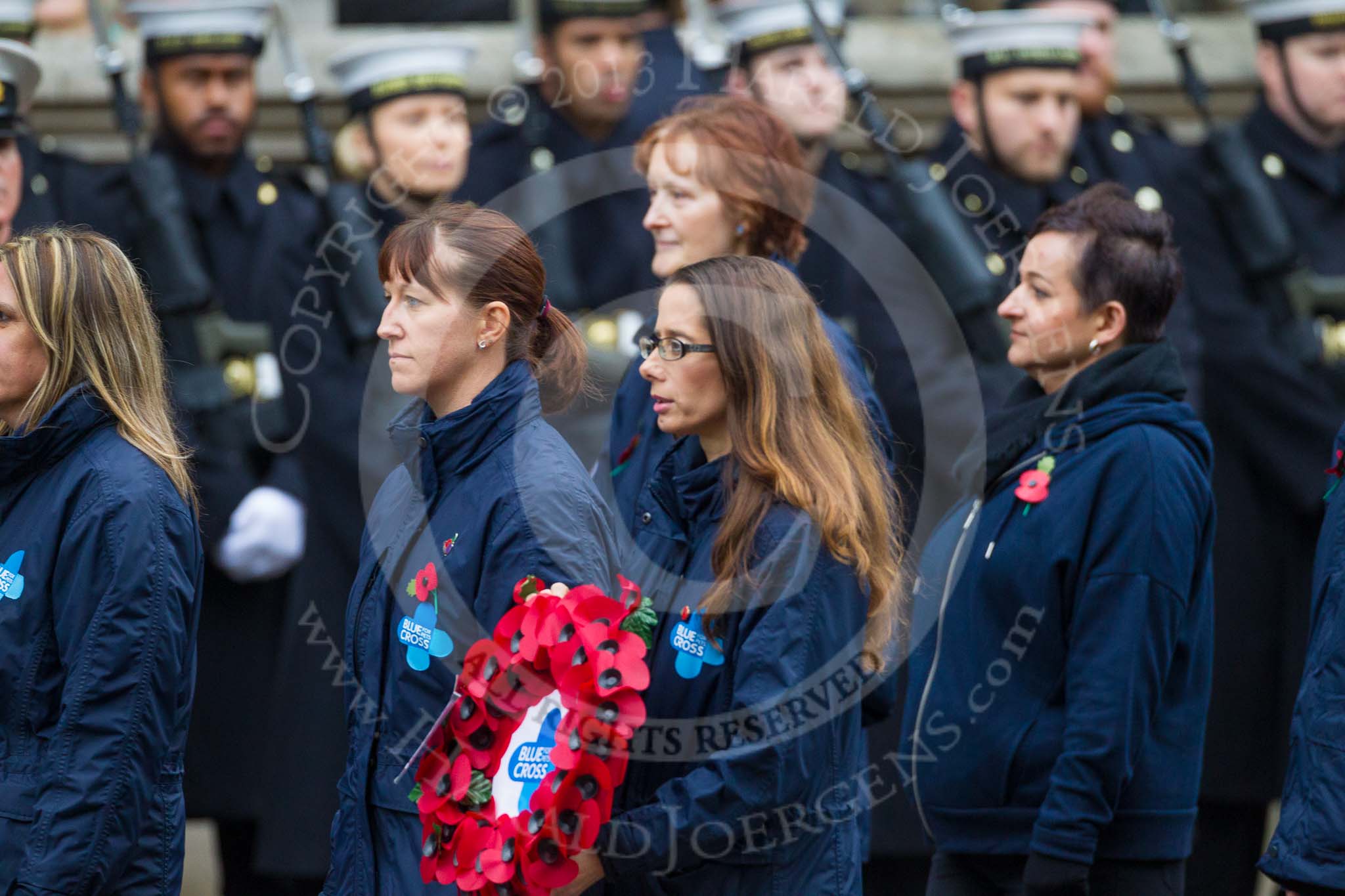 Remembrance Sunday at the Cenotaph 2015: Group M26, The Blue Cross.
Cenotaph, Whitehall, London SW1,
London,
Greater London,
United Kingdom,
on 08 November 2015 at 12:18, image #1603