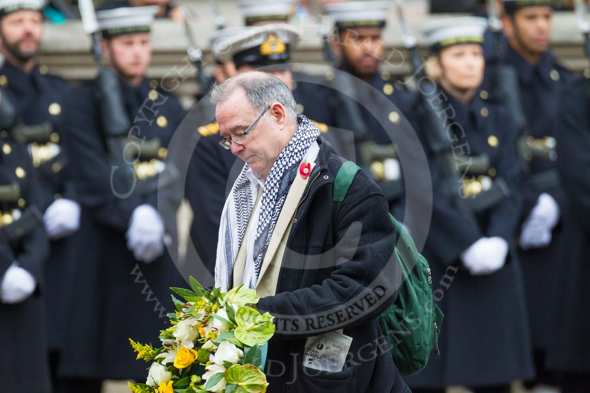 Remembrance Sunday at the Cenotaph 2015: Group M39, Royal Antediluvian Order of Buffaloes.
Cenotaph, Whitehall, London SW1,
London,
Greater London,
United Kingdom,
on 08 November 2015 at 12:19, image #1658