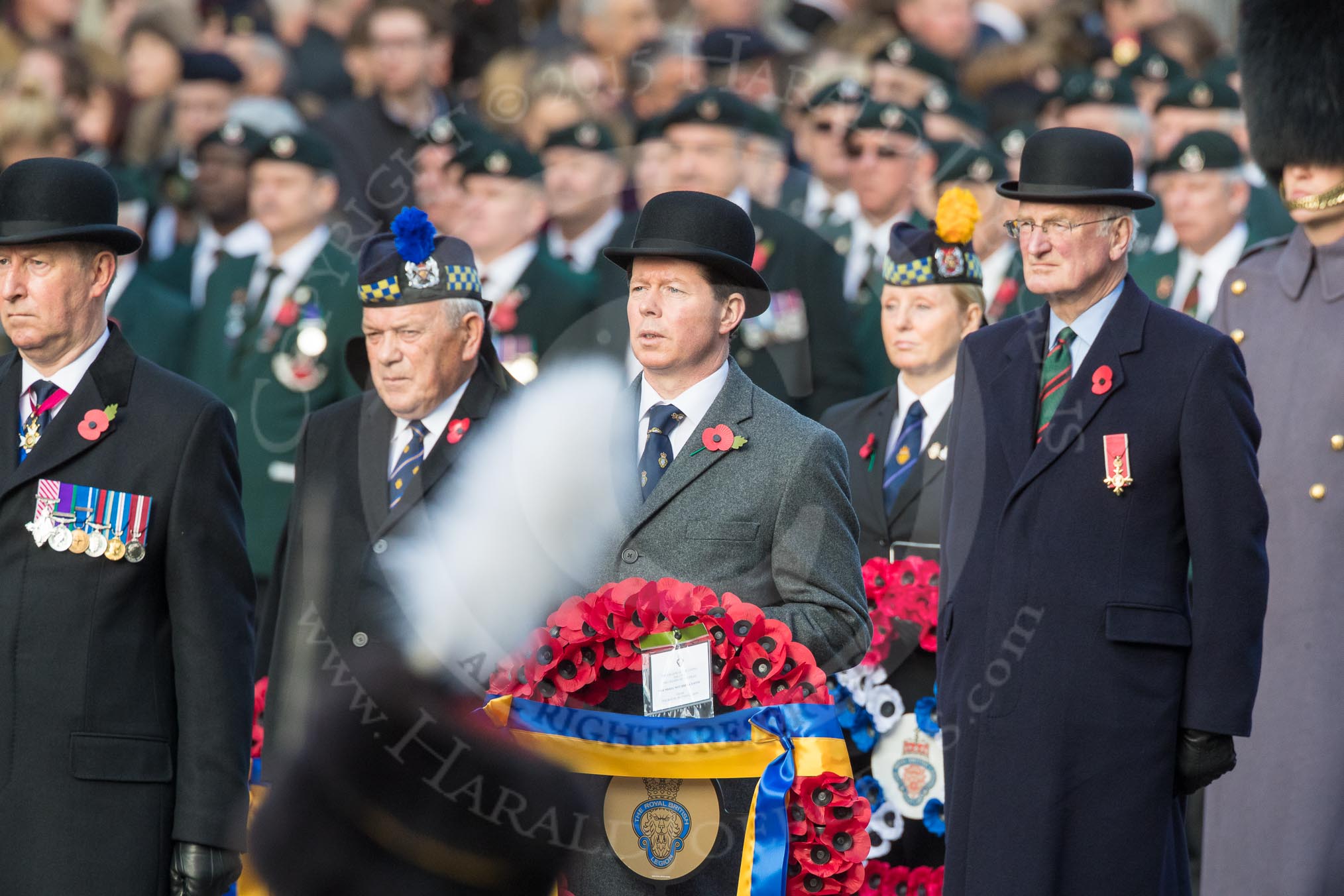 March Past, Remembrance Sunday at the Cenotaph 2016.
Cenotaph, Whitehall, London SW1,
London,
Greater London,
United Kingdom,
on 13 November 2016 at 12:25, image #328