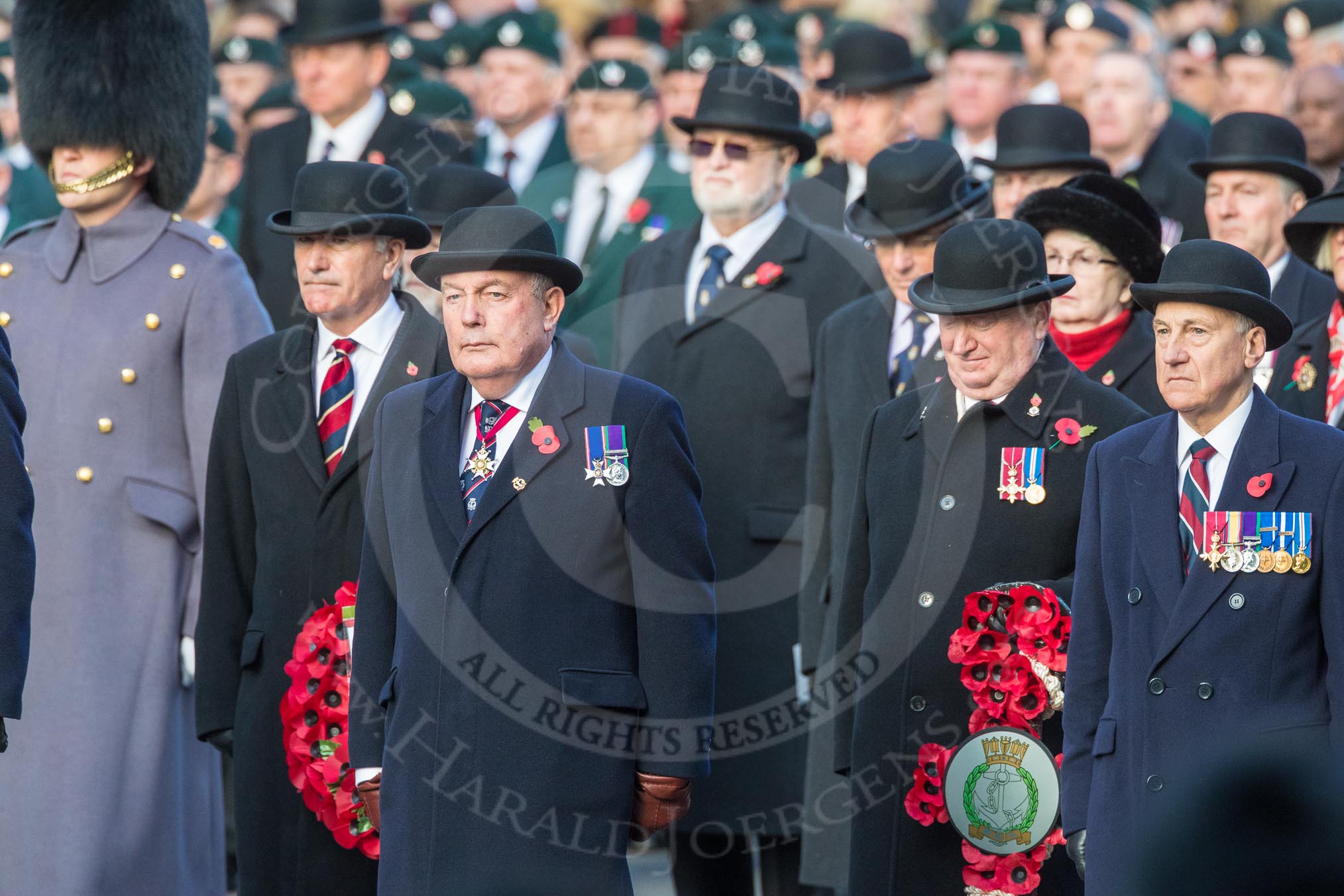 March Past, Remembrance Sunday at the Cenotaph 2016.
Cenotaph, Whitehall, London SW1,
London,
Greater London,
United Kingdom,
on 13 November 2016 at 12:25, image #330