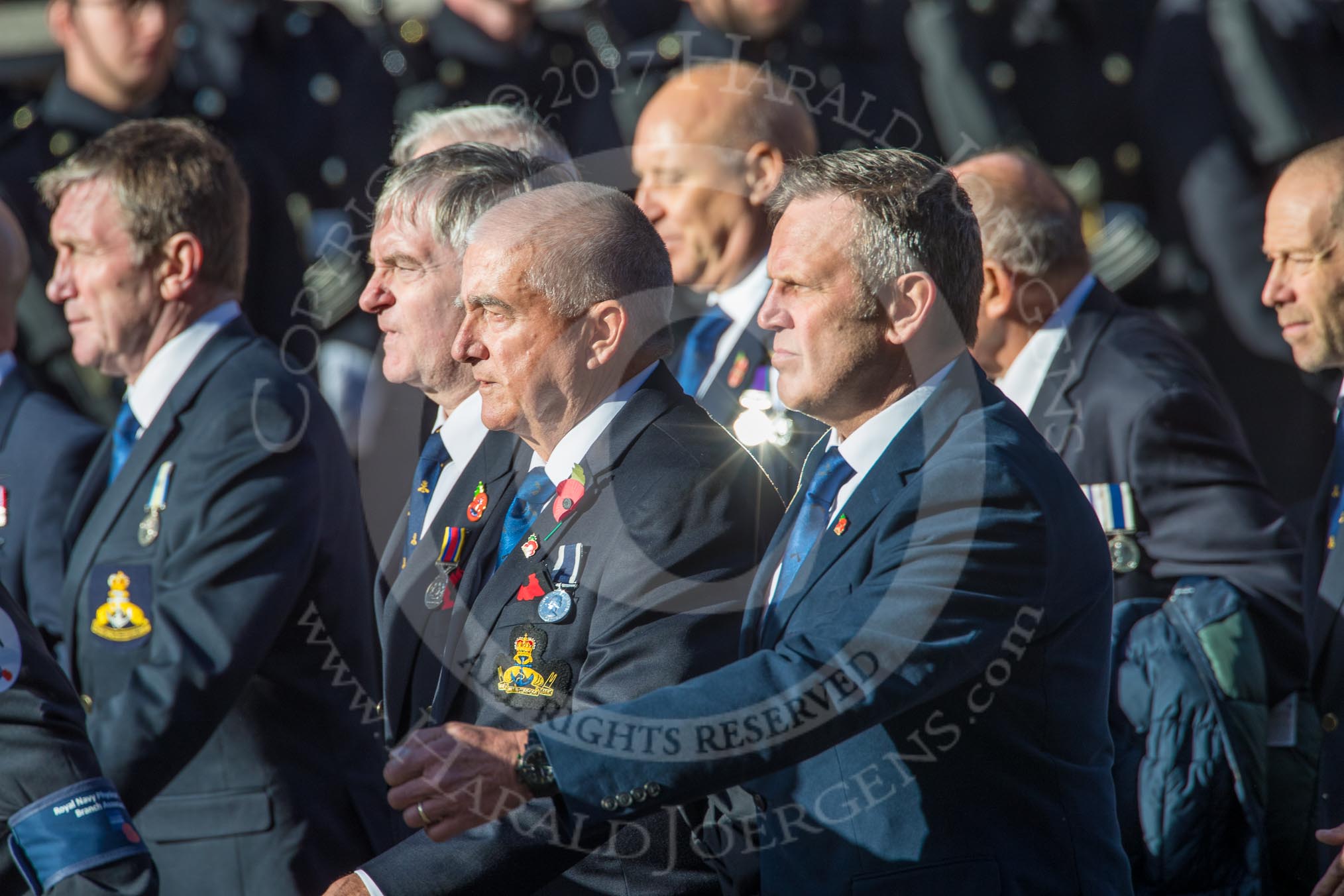 during the Royal British Legion March Past on Remembrance Sunday at the Cenotaph, Whitehall, Westminster, London, 11 November 2018, 11:46.
