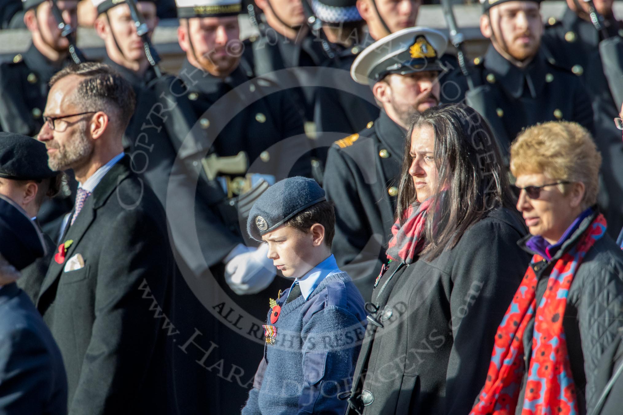 Italy Star Association  1943 - 1945 (Group F1, 29 members) during the Royal British Legion March Past on Remembrance Sunday at the Cenotaph, Whitehall, Westminster, London, 11 November 2018, 11:49.