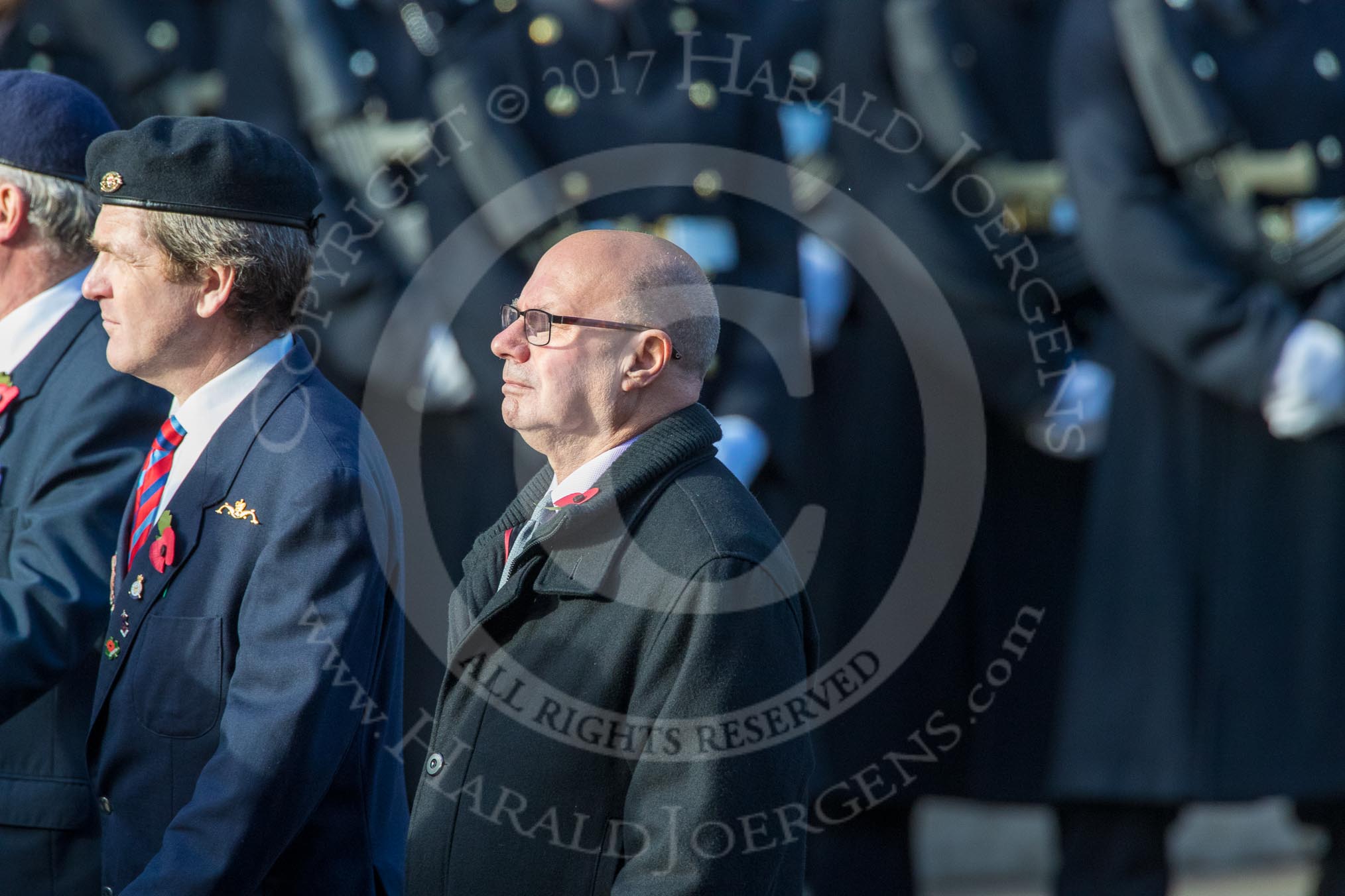 SSAFA, the Armed Forces Charity (Group F3, 53 members) during the Royal British Legion March Past on Remembrance Sunday at the Cenotaph, Whitehall, Westminster, London, 11 November 2018, 11:50.