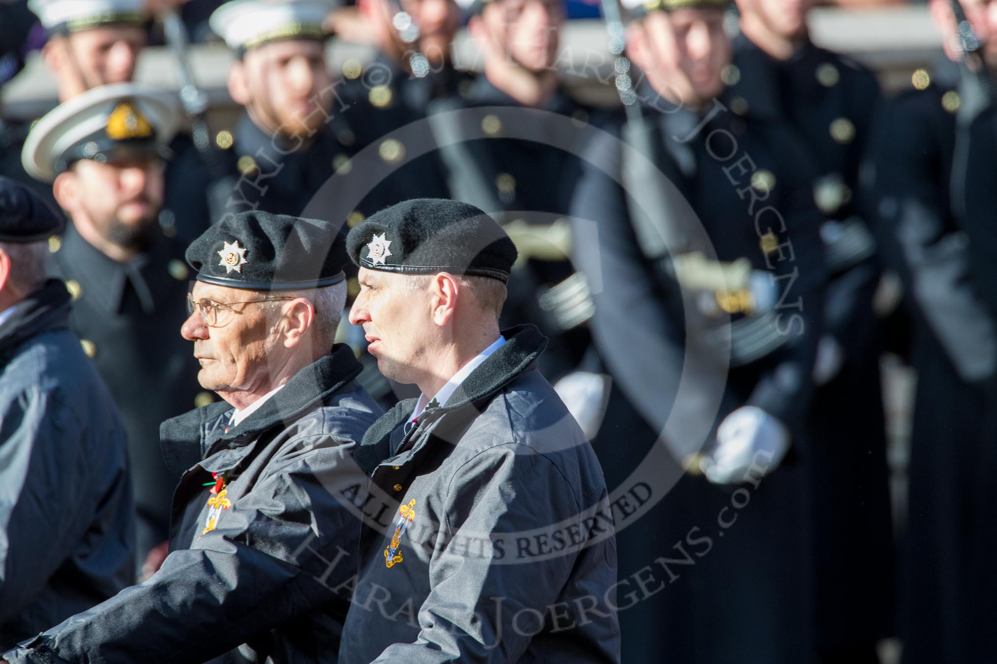 during the Royal British Legion March Past on Remembrance Sunday at the Cenotaph, Whitehall, Westminster, London, 11 November 2018, 11:54.