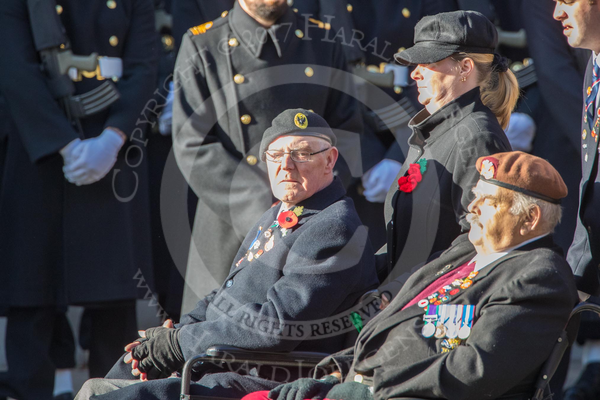 RASC & RCT (Group B10, 54 members) during the Royal British Legion March Past on Remembrance Sunday at the Cenotaph, Whitehall, Westminster, London, 11 November 2018, 12:10.