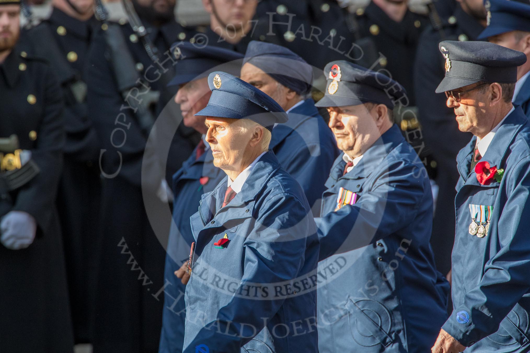 Transport for London, TFL (Group M1, 41 members) during the Royal British Legion March Past on Remembrance Sunday at the Cenotaph, Whitehall, Westminster, London, 11 November 2018, 12:25.
