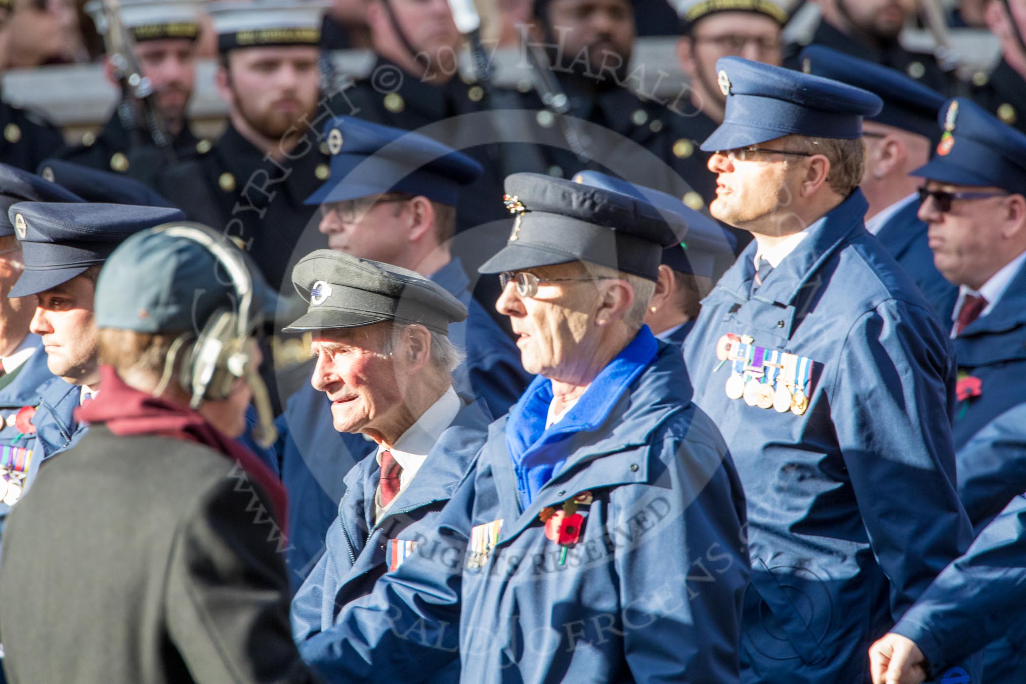 Transport for London, TFL (Group M1, 41 members) during the Royal British Legion March Past on Remembrance Sunday at the Cenotaph, Whitehall, Westminster, London, 11 November 2018, 12:25.