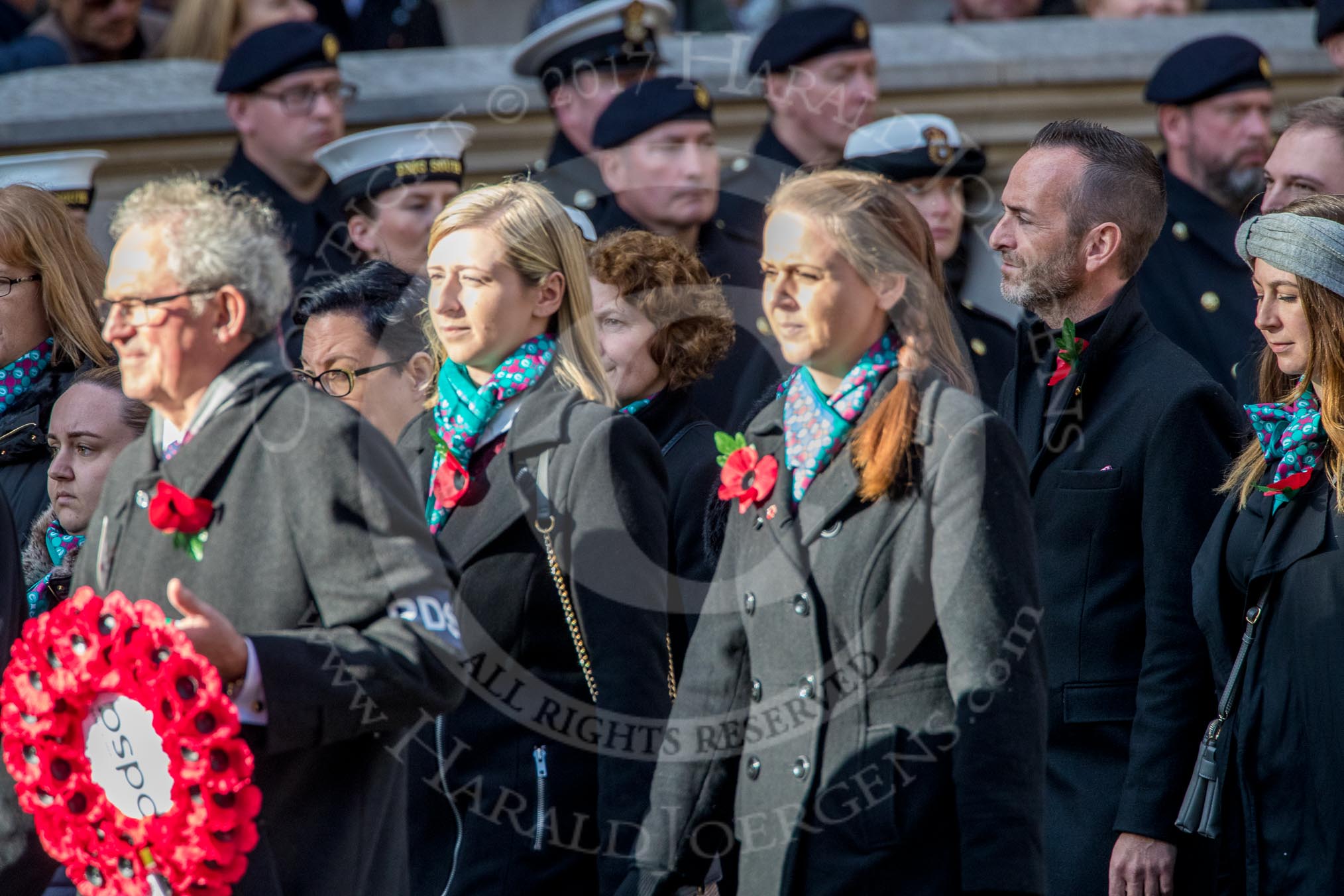 PDSA (Group M21, 36 members) during the Royal British Legion March Past on Remembrance Sunday at the Cenotaph, Whitehall, Westminster, London, 11 November 2018, 12:27.