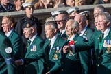 Fleet Air Arm Field Gun Association  (Group E10, 36 members) during the Royal British Legion March Past on Remembrance Sunday at the Cenotaph, Whitehall, Westminster, London, 11 November 2018, 11:42.