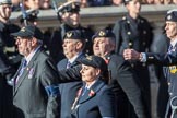 HMS Hermes Association  (Group E21, 30 members) during the Royal British Legion March Past on Remembrance Sunday at the Cenotaph, Whitehall, Westminster, London, 11 November 2018, 11:44.