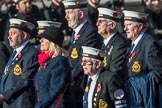 HMS Tiger Association (Group E25, 11 members) during the Royal British Legion March Past on Remembrance Sunday at the Cenotaph, Whitehall, Westminster, London, 11 November 2018, 11:44.