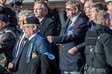 HMS Bulwark, Albion & Centaur Association  (Group E26, 6 members)  during the Royal British Legion March Past on Remembrance Sunday at the Cenotaph, Whitehall, Westminster, London, 11 November 2018, 11:44.