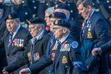 Royal Naval Medical Branch Ratings and Sick Berth Staff Association   (Group E35, 24 members) during the Royal British Legion March Past on Remembrance Sunday at the Cenotaph, Whitehall, Westminster, London, 11 November 2018, 11:45.
