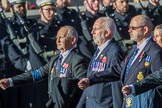 Association  OF Royal Yachtsmen (Group E39, 32 members) during the Royal British Legion March Past on Remembrance Sunday at the Cenotaph, Whitehall, Westminster, London, 11 November 2018, 11:46.