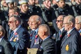 Association  OF Royal Yachtsmen (Group E39, 32 members) during the Royal British Legion March Past on Remembrance Sunday at the Cenotaph, Whitehall, Westminster, London, 11 November 2018, 11:46.