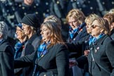 Association  of Wrens (Group E45, 115 members) during the Royal British Legion March Past on Remembrance Sunday at the Cenotaph, Whitehall, Westminster, London, 11 November 2018, 11:47.