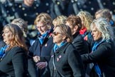 Association  of Wrens (Group E45, 115 members) during the Royal British Legion March Past on Remembrance Sunday at the Cenotaph, Whitehall, Westminster, London, 11 November 2018, 11:47.
