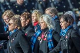 Association  of Wrens (Group E45, 115 members) during the Royal British Legion March Past on Remembrance Sunday at the Cenotaph, Whitehall, Westminster, London, 11 November 2018, 11:47.