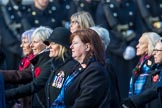 Association  of Wrens (Group E45, 115 members) during the Royal British Legion March Past on Remembrance Sunday at the Cenotaph, Whitehall, Westminster, London, 11 November 2018, 11:47.