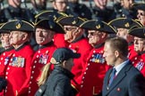 The Royal Hospital Chelsea (Group AA3, 30 members) during the Royal British Legion March Past on Remembrance Sunday at the Cenotaph, Whitehall, Westminster, London, 11 November 2018, 11:48.