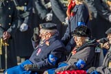 The Royal Star and Garter (Group AA5, 20 members) during the Royal British Legion March Past on Remembrance Sunday at the Cenotaph, Whitehall, Westminster, London, 11 November 2018, 11:49.