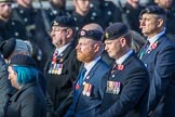 Help for Heroes (Group F4, 100 members) during the Royal British Legion March Past on Remembrance Sunday at the Cenotaph, Whitehall, Westminster, London, 11 November 2018, 11:50.