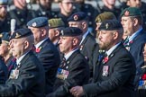Help for Heroes (Group F4, 100 members) during the Royal British Legion March Past on Remembrance Sunday at the Cenotaph, Whitehall, Westminster, London, 11 November 2018, 11:50.