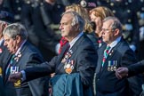 The Not Forgotten Association  (Group F5, 47 members) during the Royal British Legion March Past on Remembrance Sunday at the Cenotaph, Whitehall, Westminster, London, 11 November 2018, 11:50.