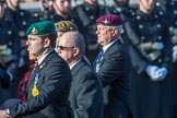The Not Forgotten Association  (Group F5, 47 members) during the Royal British Legion March Past on Remembrance Sunday at the Cenotaph, Whitehall, Westminster, London, 11 November 2018, 11:50.
